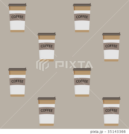 Take away pattern coffee cup seamless 35143366