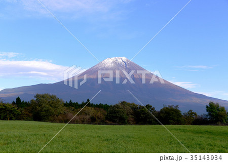 朝霧高原からの富士山 35143934