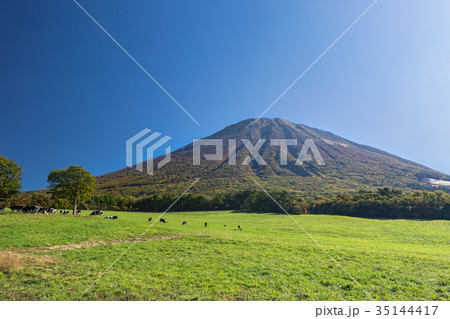 大山の風景 35144417