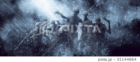 Demons Monsters 3D Illustration 35144664