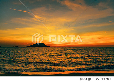 夕焼け 35144761