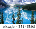 レイクモレーン　カナディアンロッキー 35146398