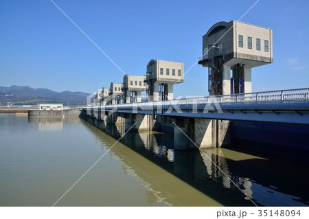 諫早湾堤防排水門 35148094