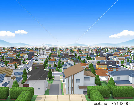 最も人気のある 住宅街 イラスト 無料イラスト素材集