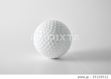 golf ball isolated on white with clipping path 35150512