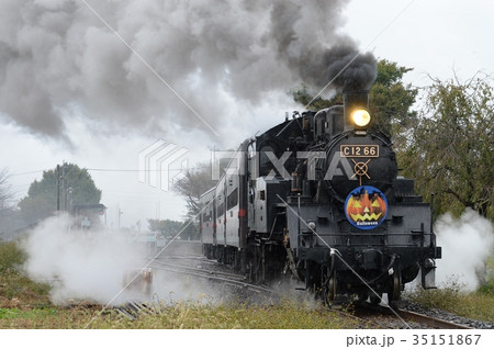 出発のSLハロウィン号 出発のSLハロウィン号 35151867