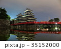 松本城の夜景 35152000