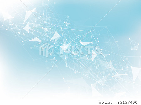 Abstract Polygonal Space Background 35157490