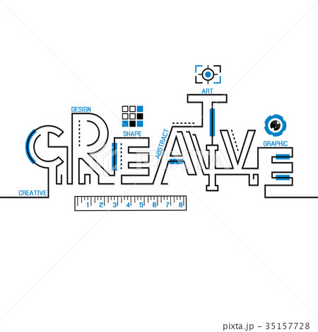 Creative concept modern design 35157728