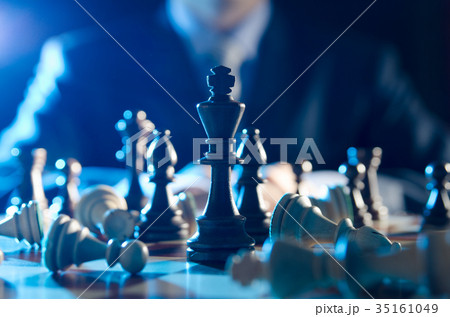 Chess financial, leader strategy in business Chess financial, leader strategy in business 35161049