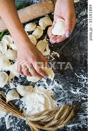 Background of cooking handmade food Background of cooking handmade food 35161894