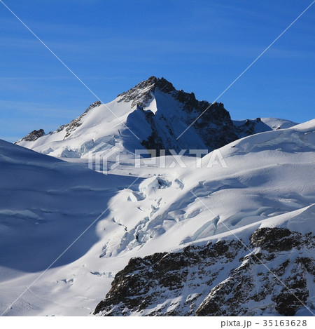 View from Jungfraujoch, Switzerland. 35163628
