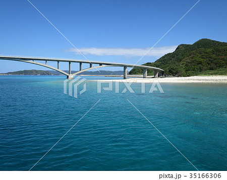 阿嘉島　前浜　沖縄　ケラマ諸島　慶良間諸島　楽園　南国　浅瀬　海　南の島　景色　色　沖縄の風景　 35166306