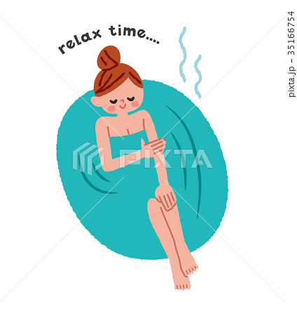 入浴する女性　 35166754