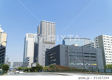 東京風景　天王州　街並　再開発地域 35167204