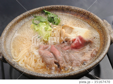 すき焼きうどん すき焼きうどん 35167470