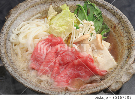 すき焼きうどん すき焼きうどん 35167505