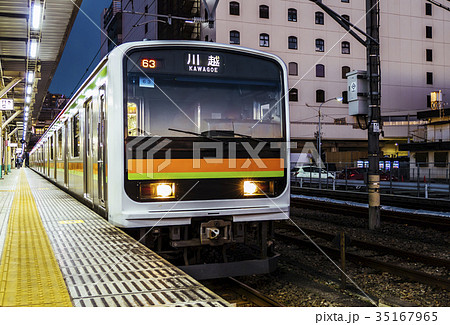 八高線　209系　八王子駅 35167965