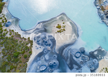 大湯沼空撮 35169933