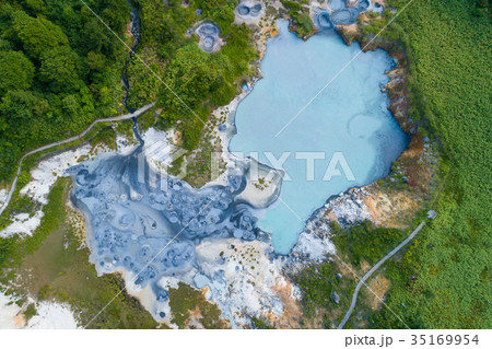 大湯沼空撮 大湯沼空撮 35169954