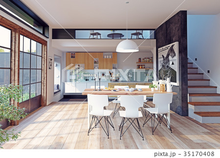 modern kitchen interior modern kitchen interior 35170408