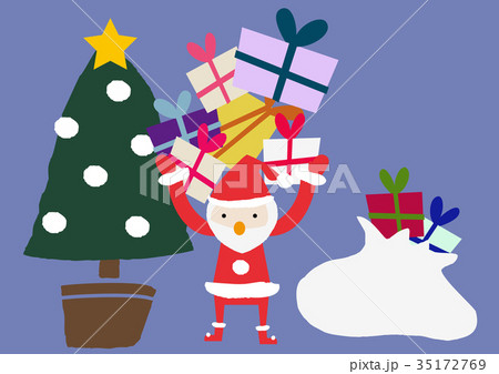 クリスマス サンタクロースのイラスト クリスマス サンタクロースのイラスト 35172769