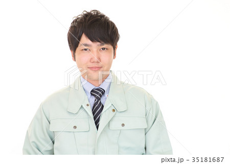 微笑む労働者 微笑む労働者 35181687