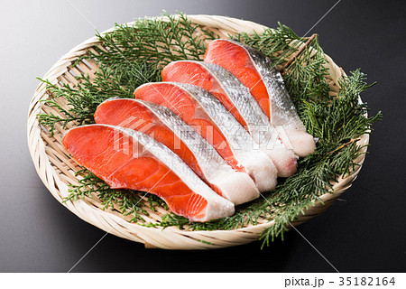 紅鮭　塩鮭 35182164