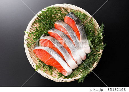 紅鮭　塩鮭 35182168