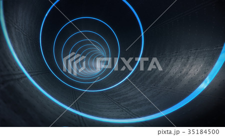 Pipe,Long dark Tunnel with futuristic light. Pipe,Long dark Tunnel with futuristic light. 35184500