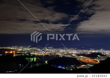 広島の夜景 絵下山からの眺め 広島の夜景 絵下山からの眺め 35185041