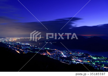 広島の夜景 経小屋山からの眺め 広島の夜景 経小屋山からの眺め 35185597