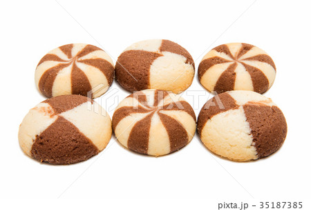 Striped cookies 35187385