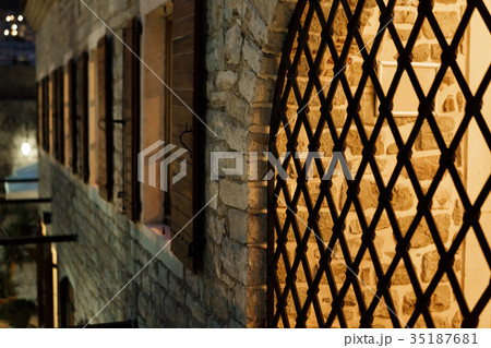 old town in Budva, Montenegro 35187681