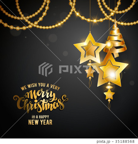 Merry Christmas gold Merry Christmas gold 35188568
