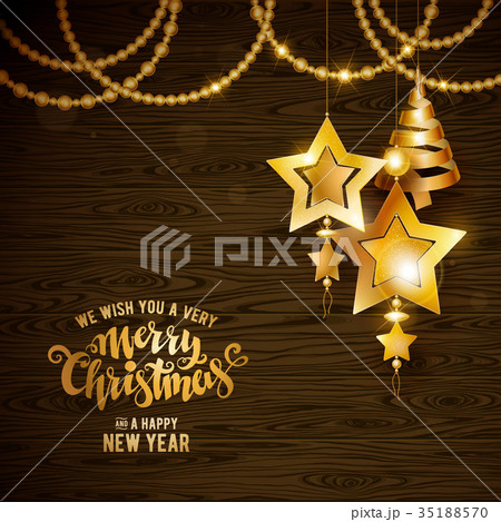 Merry Christmas gold Merry Christmas gold 35188570