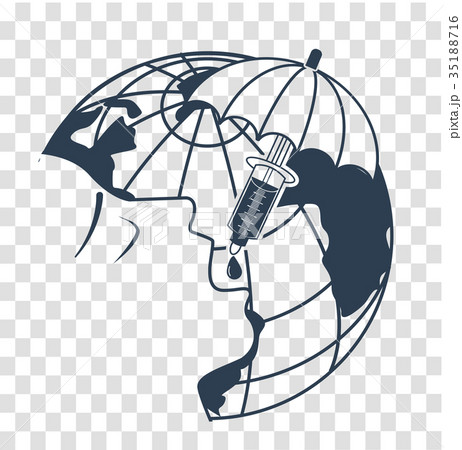 silhouette on world polio day 35188716