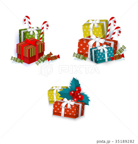 vector flat winter holiday symbols objects set vector flat winter holiday symbols objects set 35189282