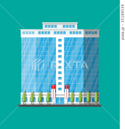 Office building exterior. Commercial building 35189539