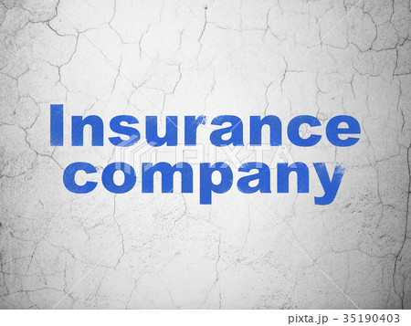 Insurance concept: Insurance Company on wall Insurance concept: Insurance Company on wall 35190403