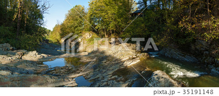 mountain river in the autumn forest mountain river in the autumn forest 35191148