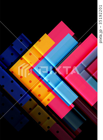 Color arrows on black background Color arrows on black background 35192201