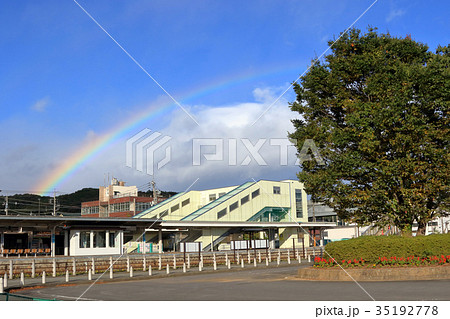 中之条駅の虹 35192778