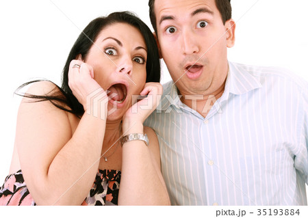 couple in cinema movie scared while watching couple in cinema movie scared while watching 35193884