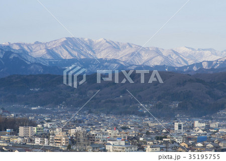 秩父連山と秩父市街 秩父連山と秩父市街 35195755