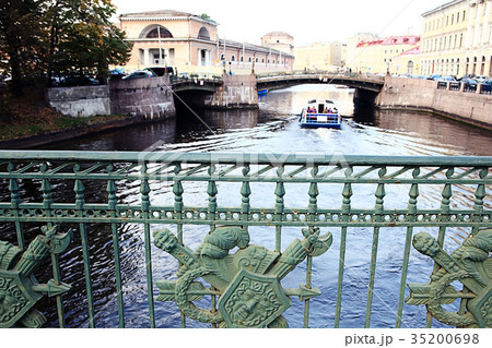 saint petersburg water canal summer 35200698