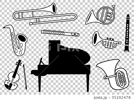 木管楽器 イラスト簡単