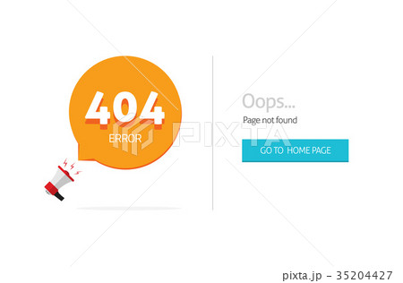 error 404 page vector template with oops not found error 404 page vector template with oops not found 35204427