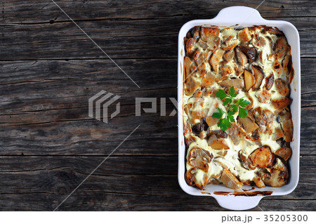 stewed wild Mushrooms in Sour Cream stewed wild Mushrooms in Sour Cream 35205300