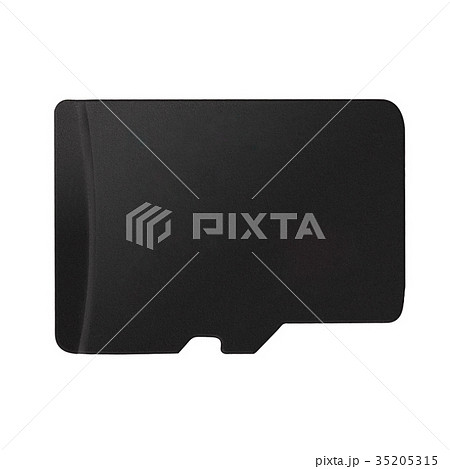 memory SD Card isolated on white background. memory SD Card isolated on white background. 35205315